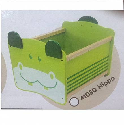 Ящик для хранения I'm Toy Бегемот, зелёный 